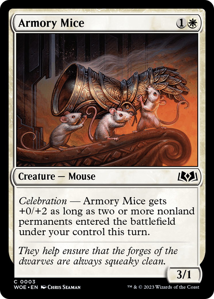 Armory Mice [Wilds of Eldraine] | Exor Games New Glasgow