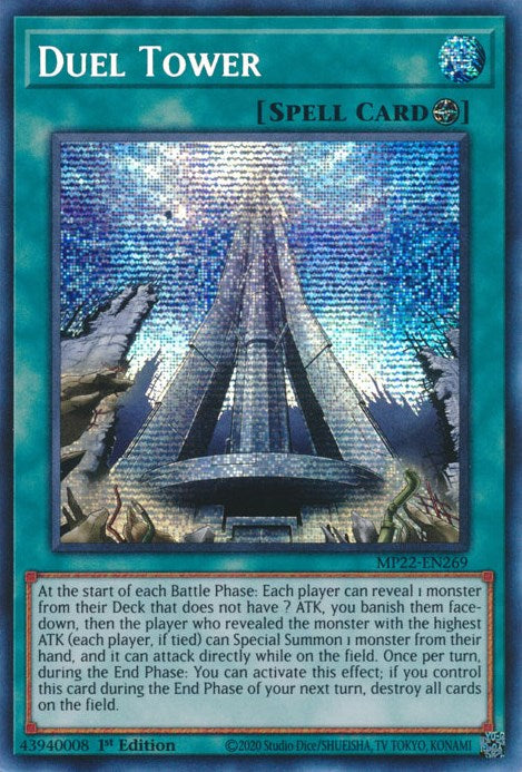 Duel Tower [MP22-EN269] Prismatic Secret Rare | Exor Games New Glasgow