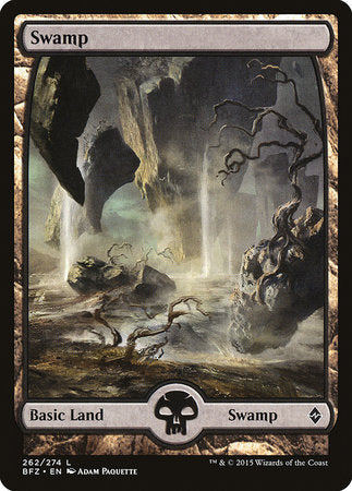 Swamp (262) - Full Art [Battle for Zendikar] | Exor Games New Glasgow