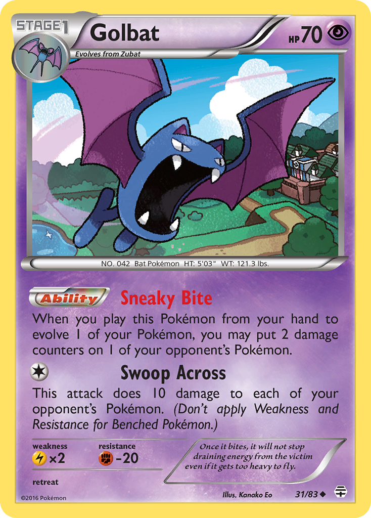 Golbat (31/83) [XY: Generations] | Exor Games New Glasgow