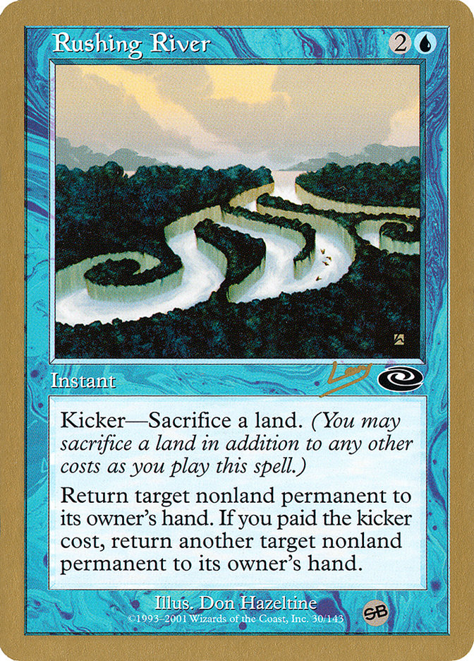 Rushing River (Raphael Levy) (SB) [World Championship Decks 2002] | Exor Games New Glasgow