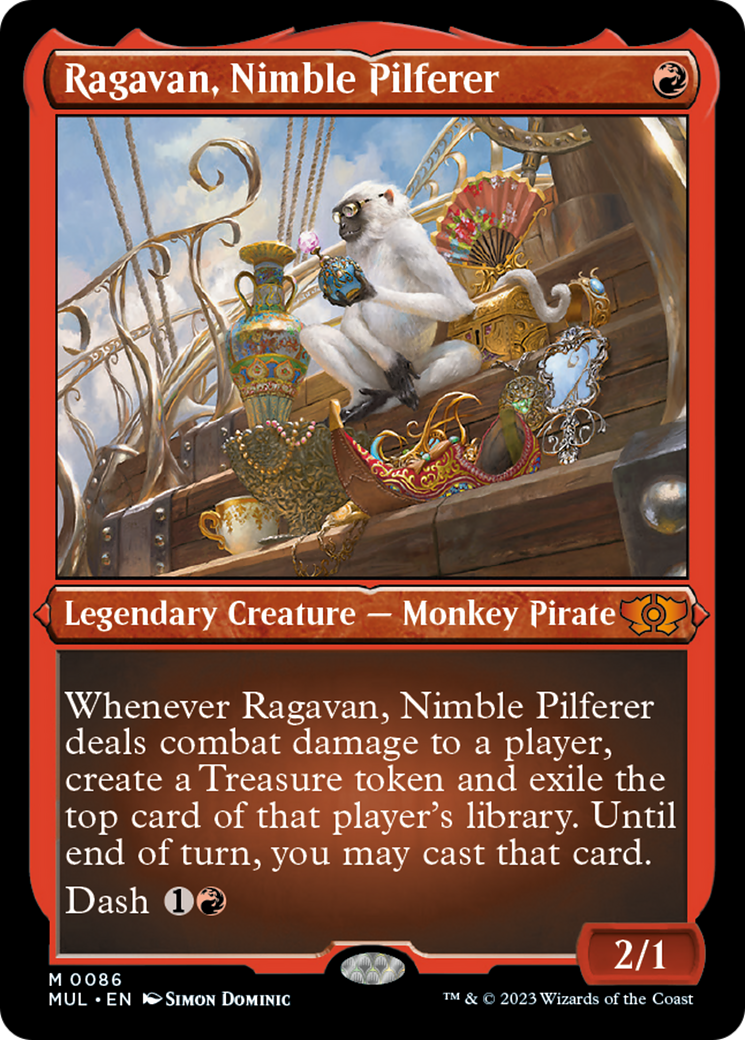 Ragavan, Nimble Pilferer (Foil Etched) [Multiverse Legends] | Exor Games New Glasgow