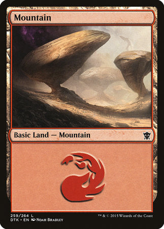 Mountain (259) [Dragons of Tarkir] | Exor Games New Glasgow