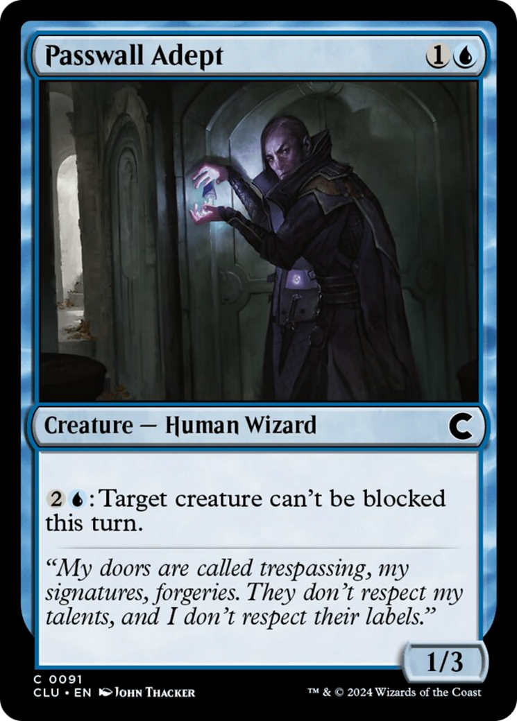 Passwall Adept [Ravnica: Clue Edition] | Exor Games New Glasgow