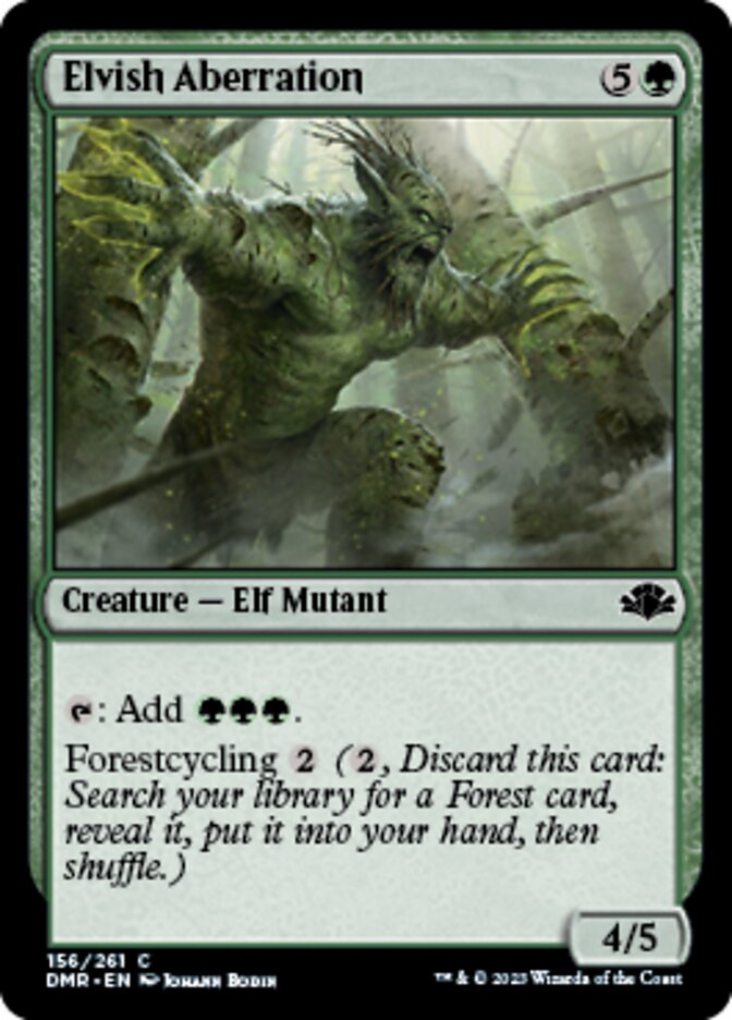 Elvish Aberration [Dominaria Remastered] | Exor Games New Glasgow