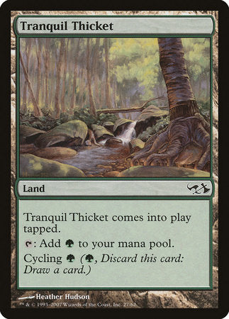 Tranquil Thicket [Duel Decks: Elves vs. Goblins] | Exor Games New Glasgow