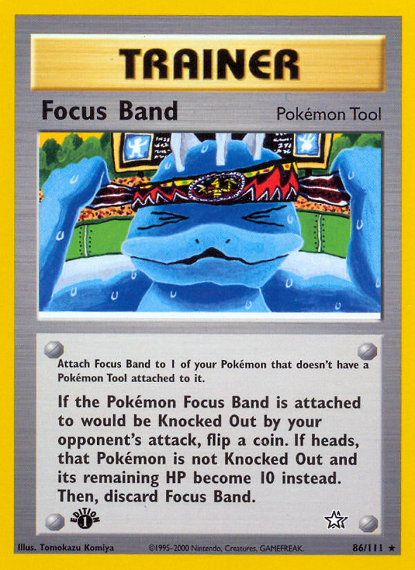 Focus Band (86/111) [Neo Genesis 1st Edition] | Exor Games New Glasgow