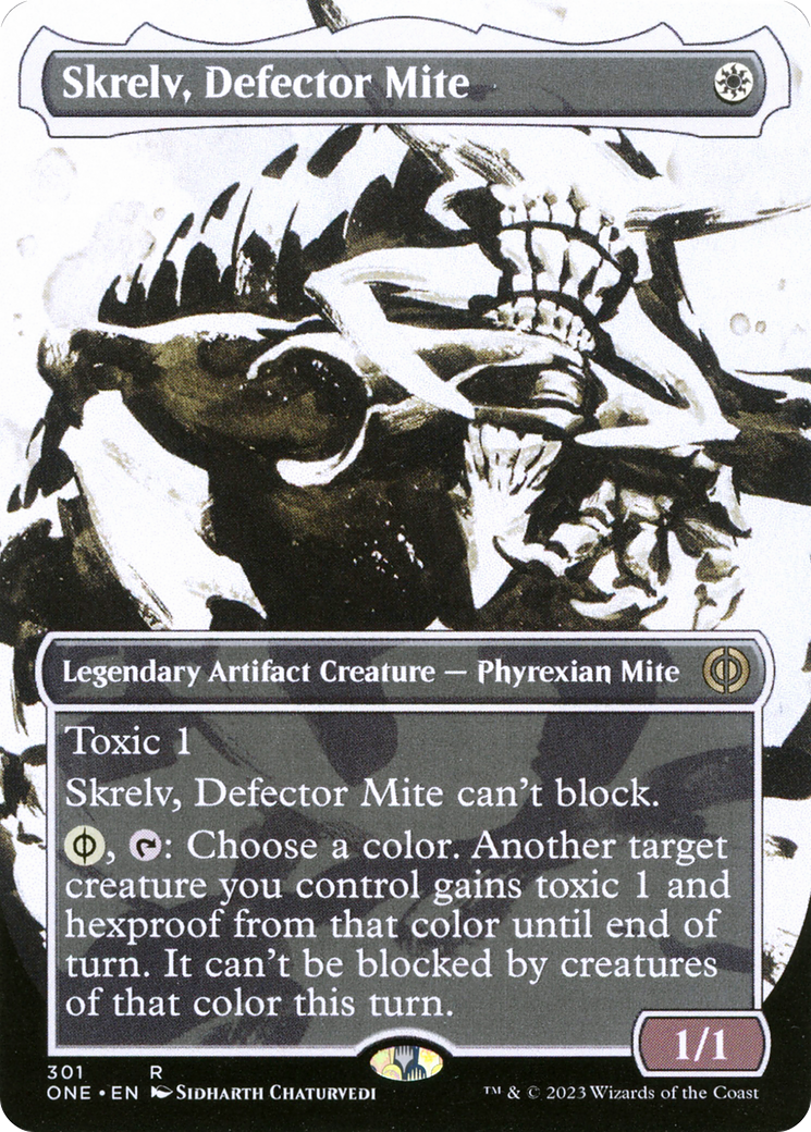 Skrelv, Defector Mite (Borderless Ichor) [Phyrexia: All Will Be One] | Exor Games New Glasgow