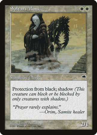 Soltari Monk [Tempest] | Exor Games New Glasgow