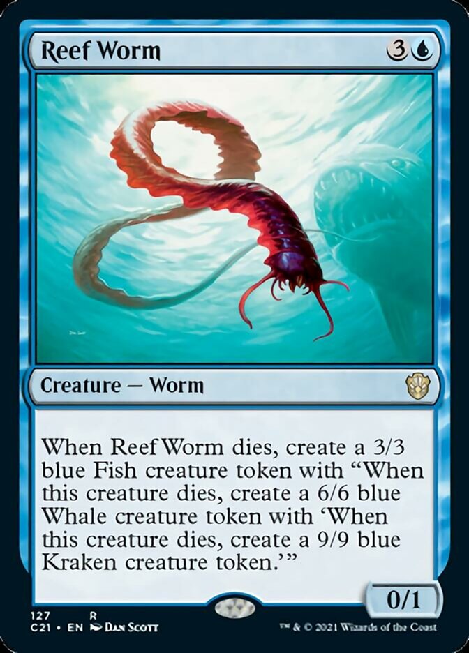 Reef Worm [Commander 2021] | Exor Games New Glasgow