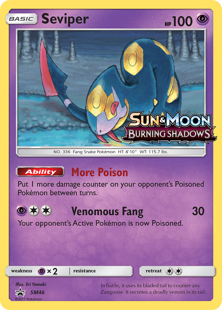 Seviper (SM46) [Sun & Moon: Black Star Promos] | Exor Games New Glasgow