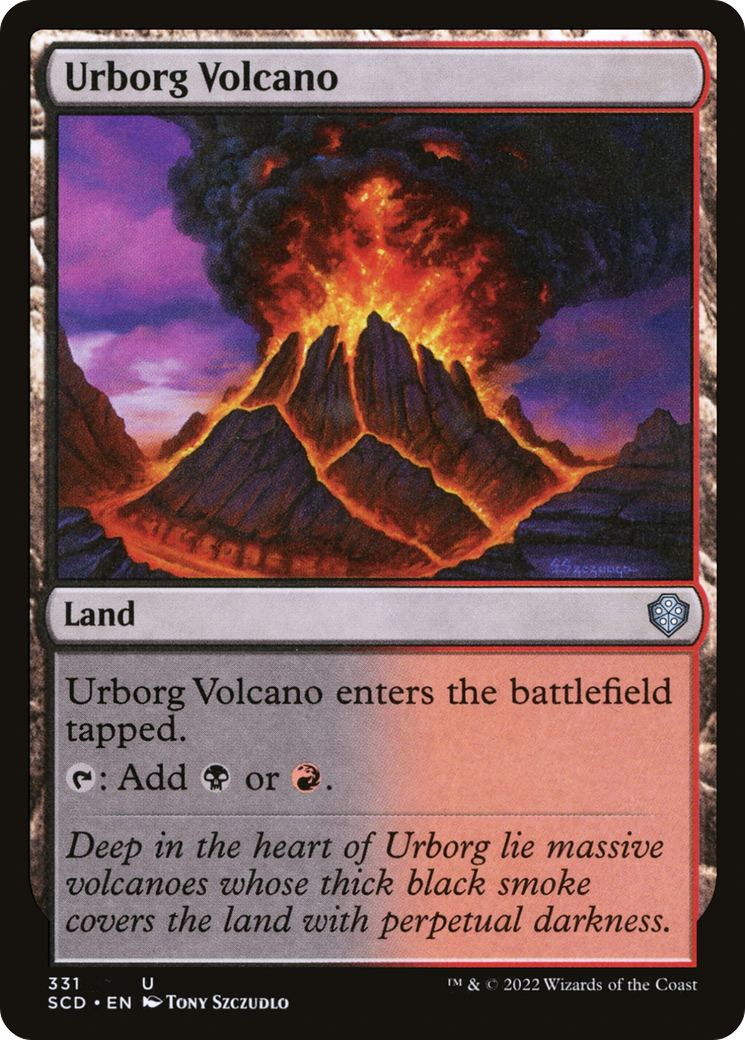 Urborg Volcano [Starter Commander Decks] | Exor Games New Glasgow