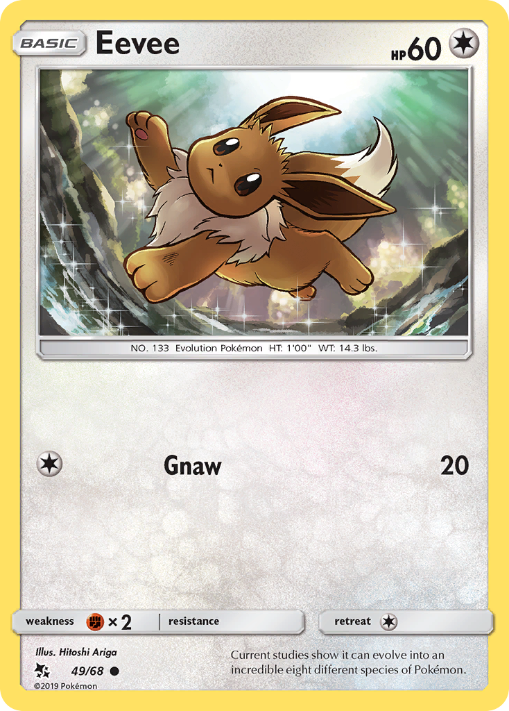 Eevee (49/68) [Sun & Moon: Hidden Fates] | Exor Games New Glasgow