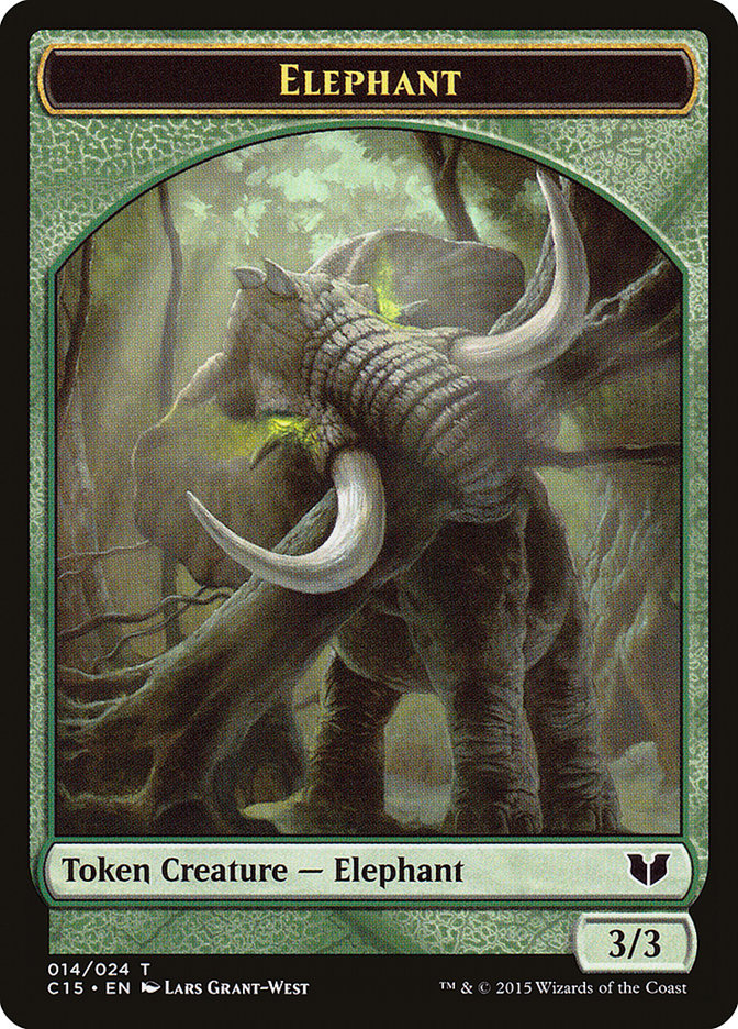 Elephant Token [Commander 2015 Tokens] | Exor Games New Glasgow