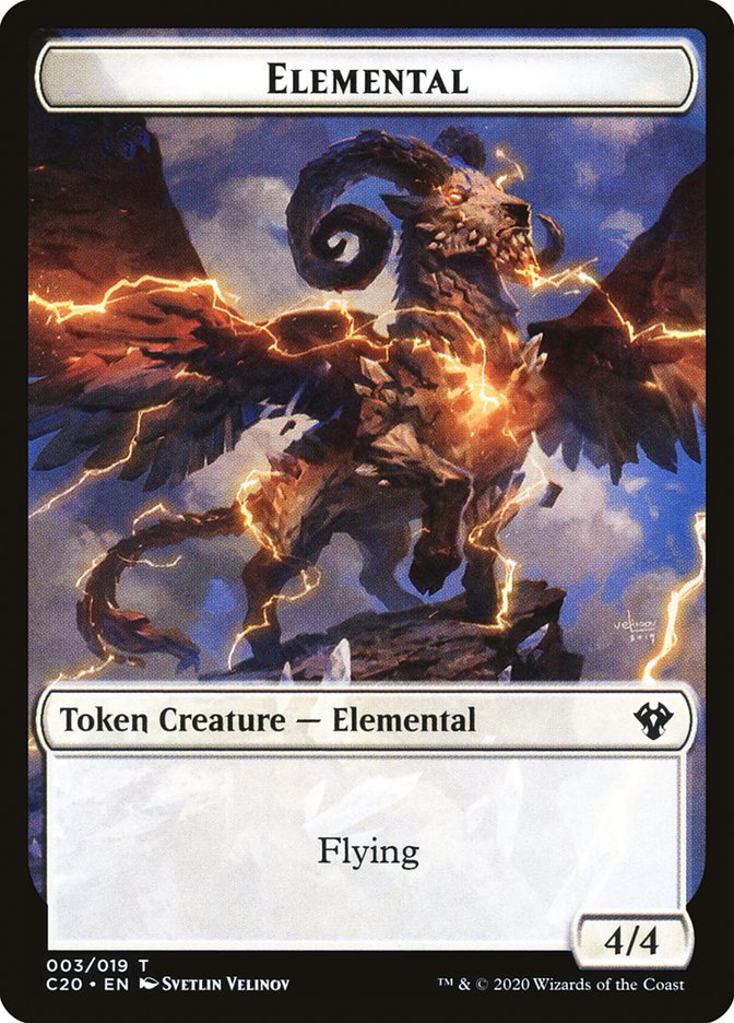 Elemental (003/019) [Commander 2020 Tokens] | Exor Games New Glasgow