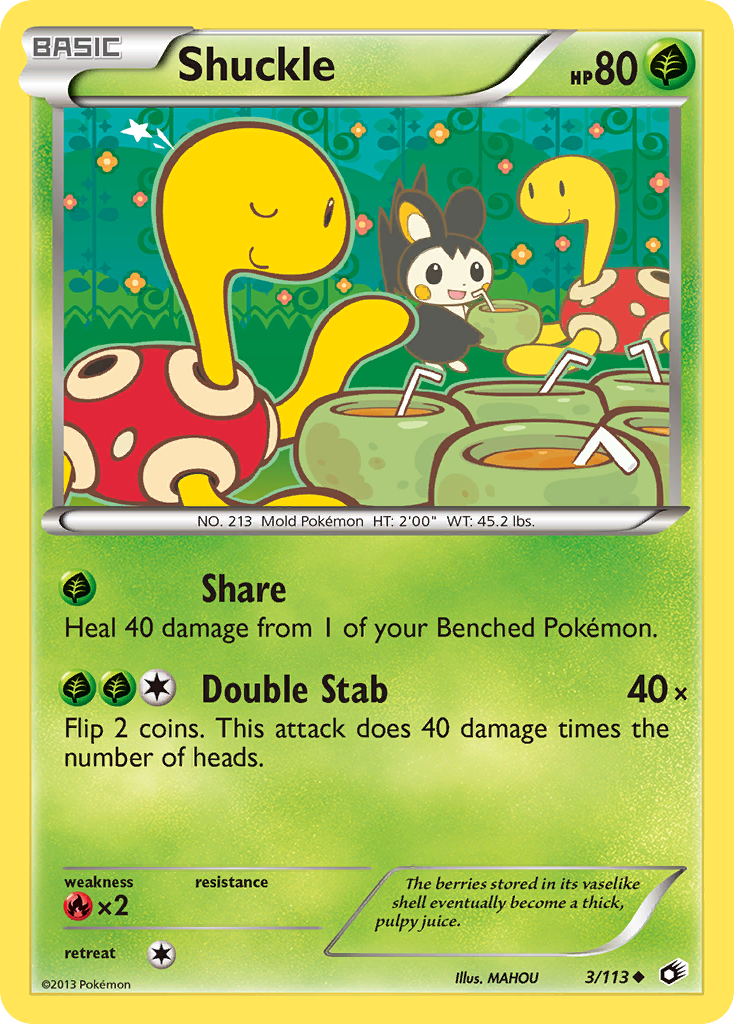 Shuckle (3/113) [Black & White: Legendary Treasures] | Exor Games New Glasgow