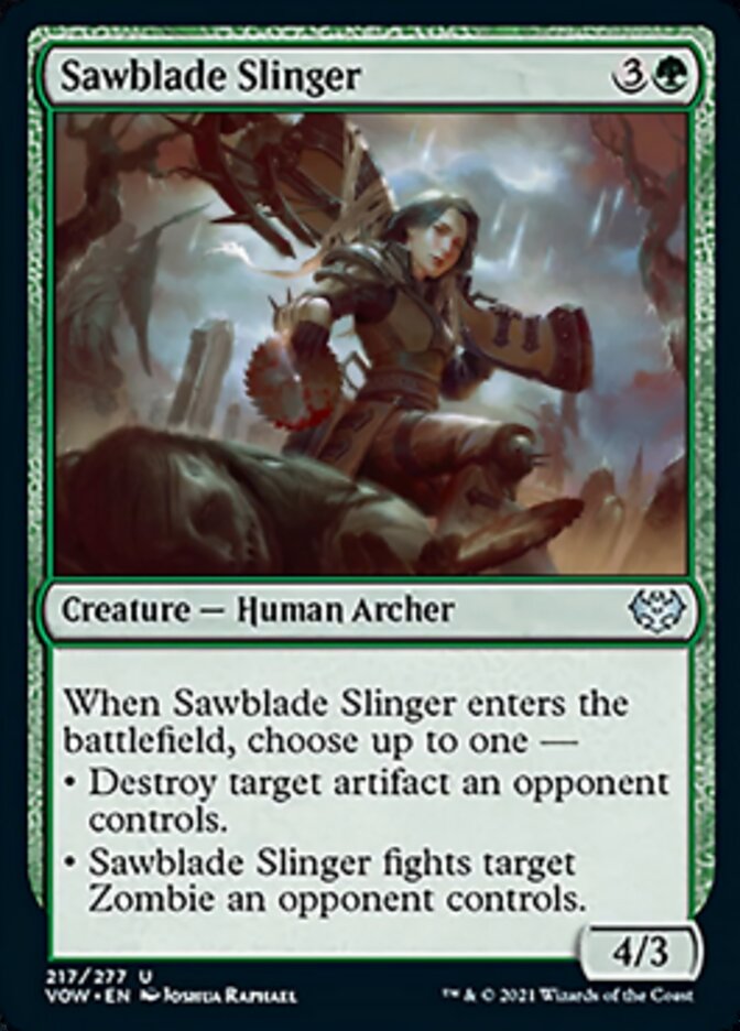 Sawblade Slinger [Innistrad: Crimson Vow] | Exor Games New Glasgow