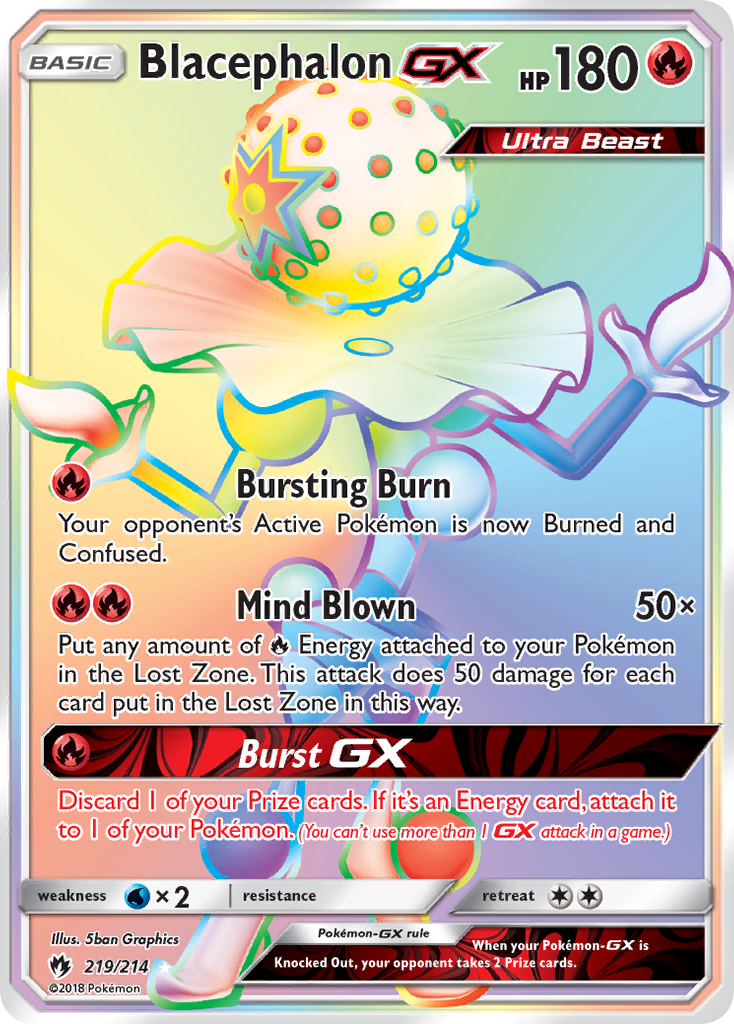 Blacephalon GX (219/214) [Sun & Moon: Lost Thunder] | Exor Games New Glasgow