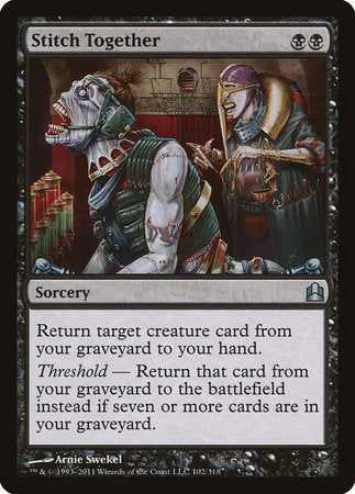 Stitch Together [Commander 2011] | Exor Games New Glasgow