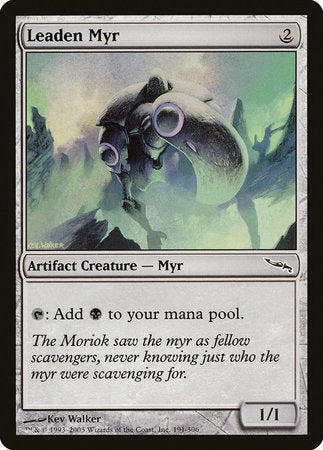 Leaden Myr [Mirrodin] | Exor Games New Glasgow