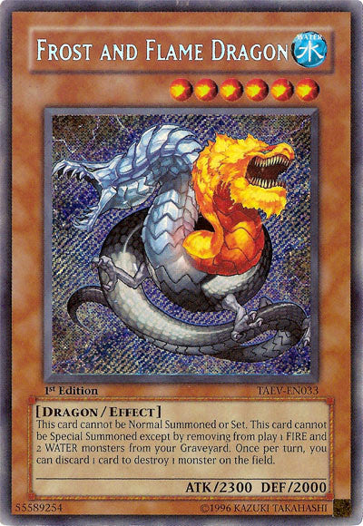 Frost and Flame Dragon [TAEV-EN033] Secret Rare | Exor Games New Glasgow