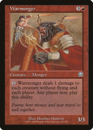 Warmonger [Mercadian Masques] | Exor Games New Glasgow