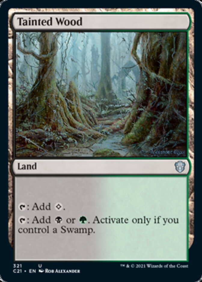 Tainted Wood [Commander 2021] | Exor Games New Glasgow