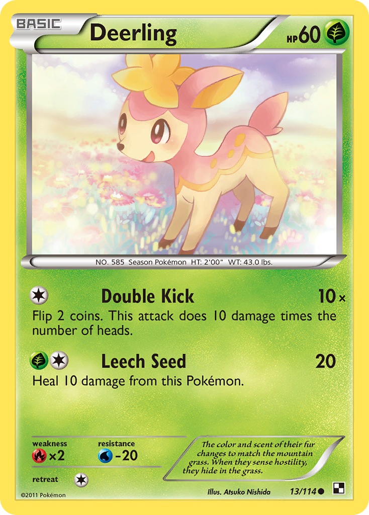 Deerling (13/114) [Black & White: Base Set] | Exor Games New Glasgow