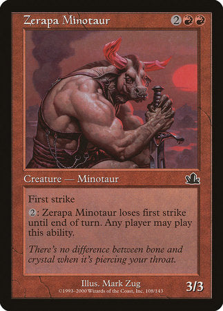 Zerapa Minotaur [Prophecy] | Exor Games New Glasgow