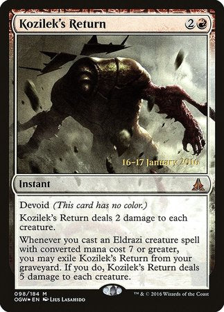 Kozilek's Return [Oath of the Gatewatch Promos] | Exor Games New Glasgow