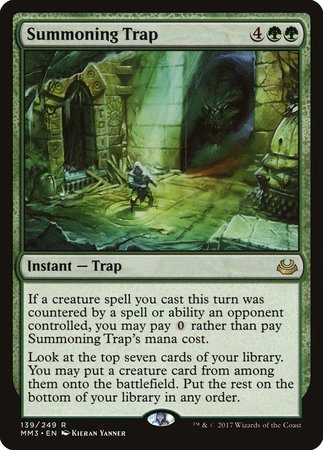 Summoning Trap [Modern Masters 2017] | Exor Games New Glasgow