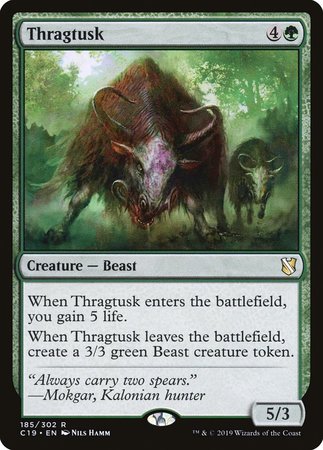 Thragtusk [Commander 2019] | Exor Games New Glasgow