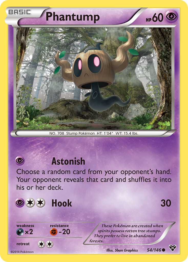 Phantump (54/146) [XY: Base Set] | Exor Games New Glasgow