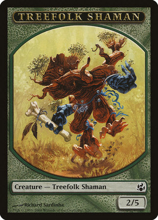 Treefolk Shaman Token [Morningtide Tokens] | Exor Games New Glasgow