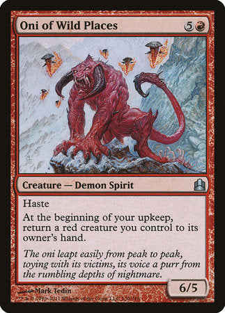 Oni of Wild Places [Commander 2011] | Exor Games New Glasgow
