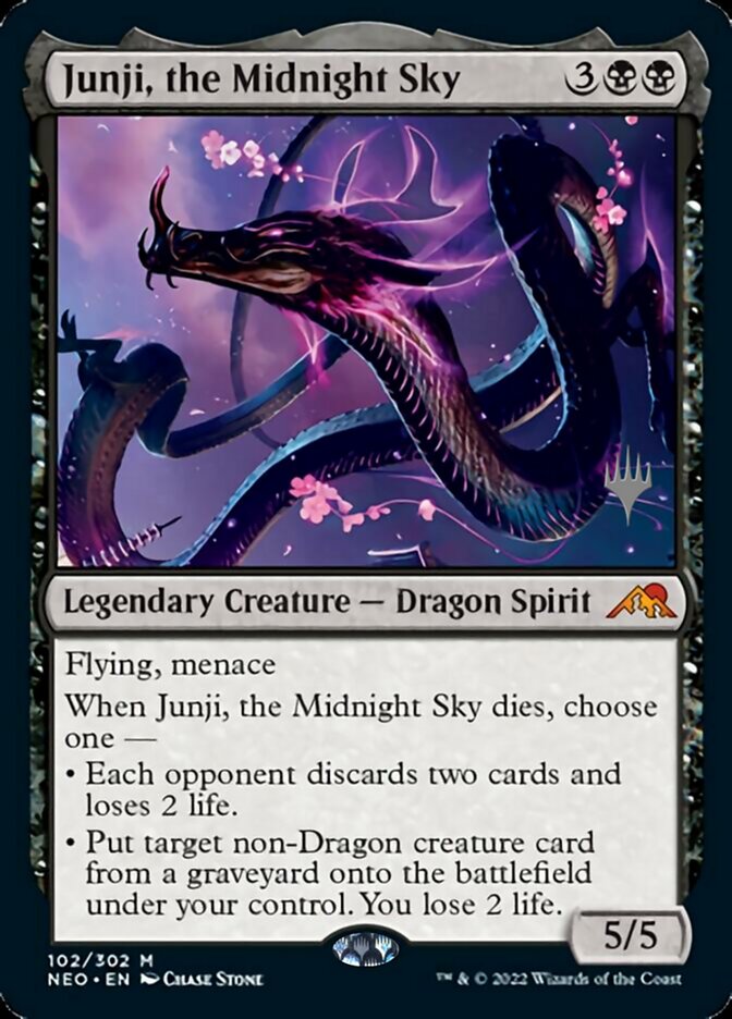 Junji, the Midnight Sky (Promo Pack) [Kamigawa: Neon Dynasty Promos] | Exor Games New Glasgow