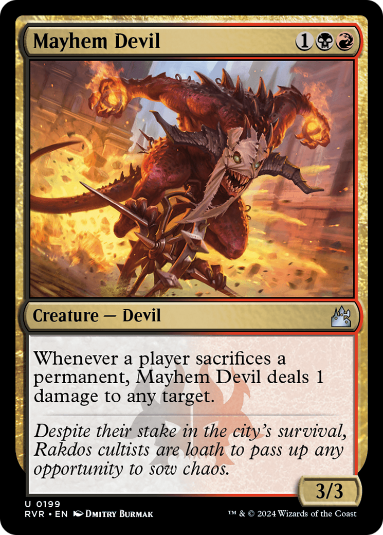 Mayhem Devil [Ravnica Remastered] | Exor Games New Glasgow