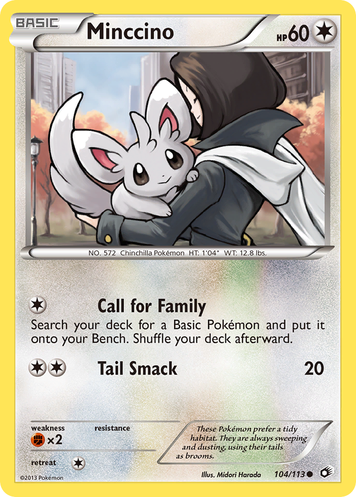 Minccino (104/113) [Black & White: Legendary Treasures] | Exor Games New Glasgow