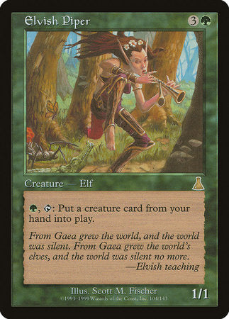 Elvish Piper [Urza's Destiny] | Exor Games New Glasgow