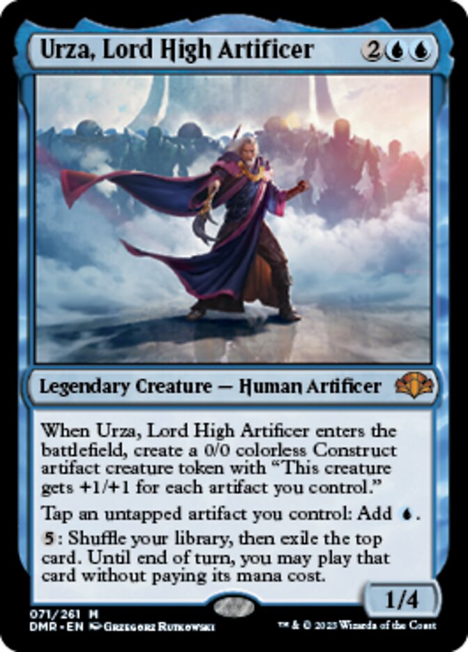 Urza, Lord High Artificer [Dominaria Remastered] | Exor Games New Glasgow