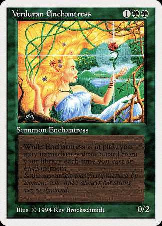 Verduran Enchantress [Summer Magic / Edgar] | Exor Games New Glasgow