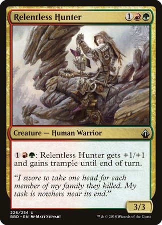 Relentless Hunter [Battlebond] | Exor Games New Glasgow