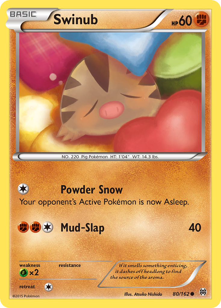 Swinub (80/162) [XY: BREAKthrough] | Exor Games New Glasgow