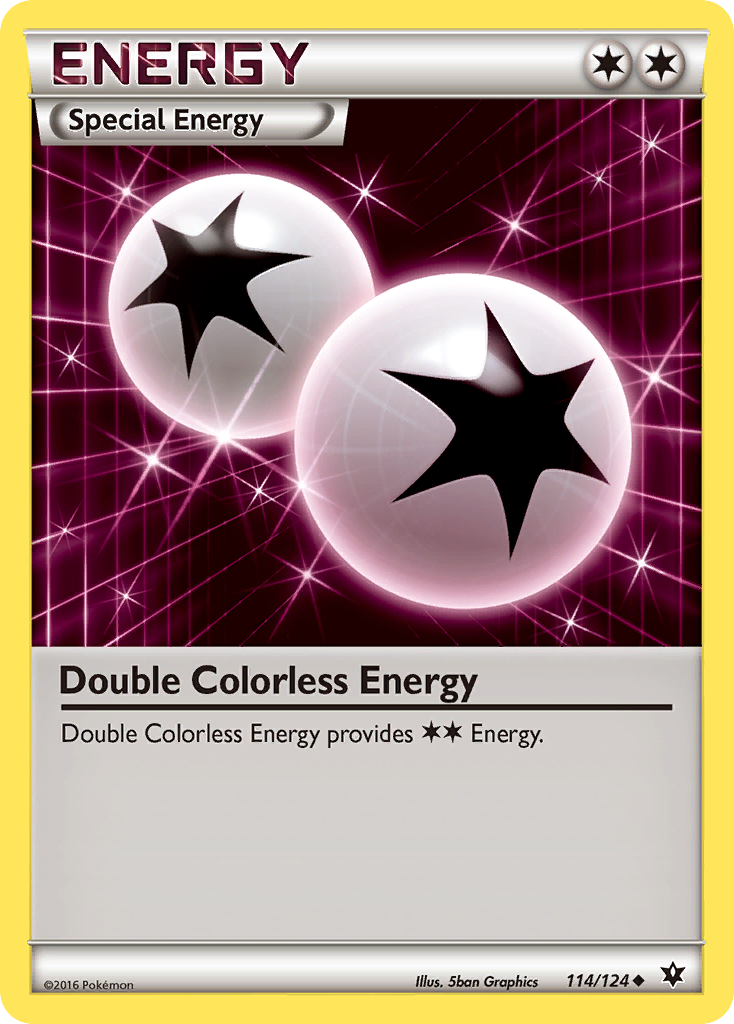 Double Colorless Energy (114/124) [XY: Fates Collide] | Exor Games New Glasgow