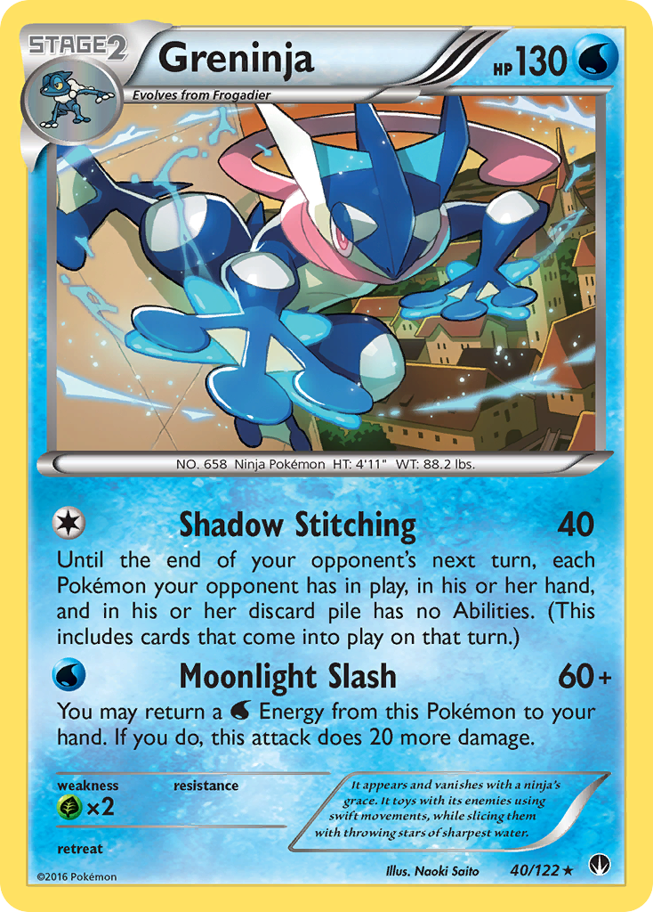 Greninja (40/122) [XY: BREAKpoint] | Exor Games New Glasgow