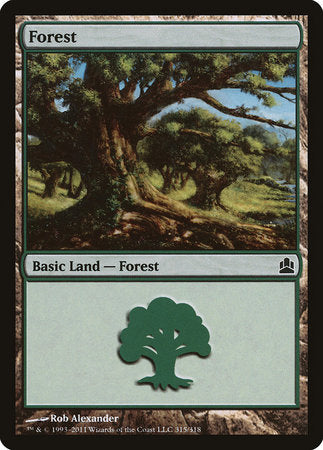 Forest (315) [Commander 2011] | Exor Games New Glasgow