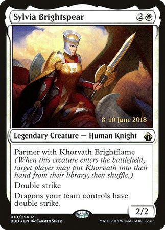 Sylvia Brightspear [Battlebond Promos] | Exor Games New Glasgow