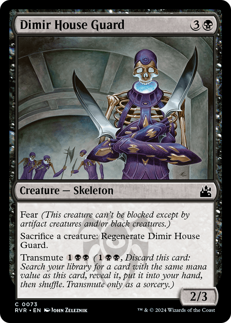 Dimir House Guard [Ravnica Remastered] | Exor Games New Glasgow