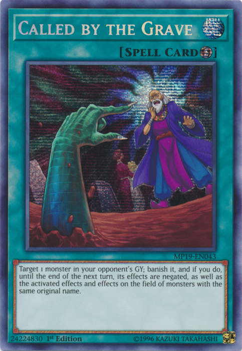 Called by the Grave [MP19-EN043] Prismatic Secret Rare | Exor Games New Glasgow