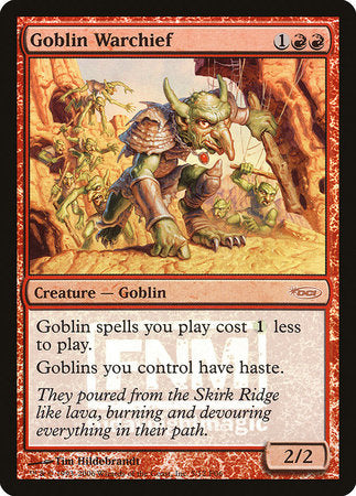 Goblin Warchief (2006) [Friday Night Magic 2006] | Exor Games New Glasgow